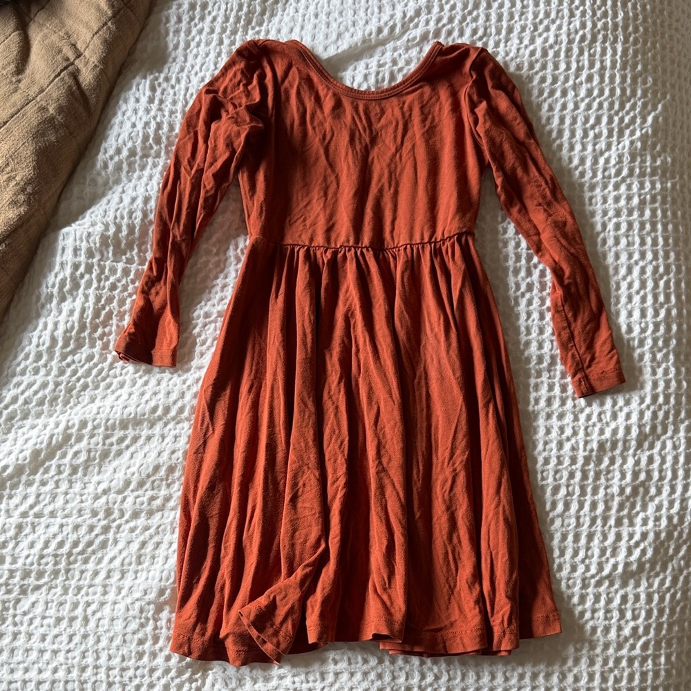 Kyte BABY Rust Casual Kids Dress